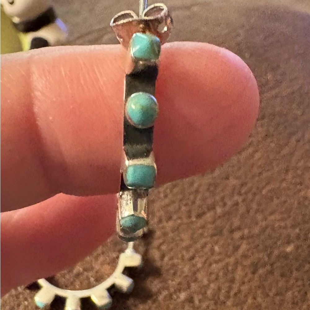 Turquoise and Sterling earrings